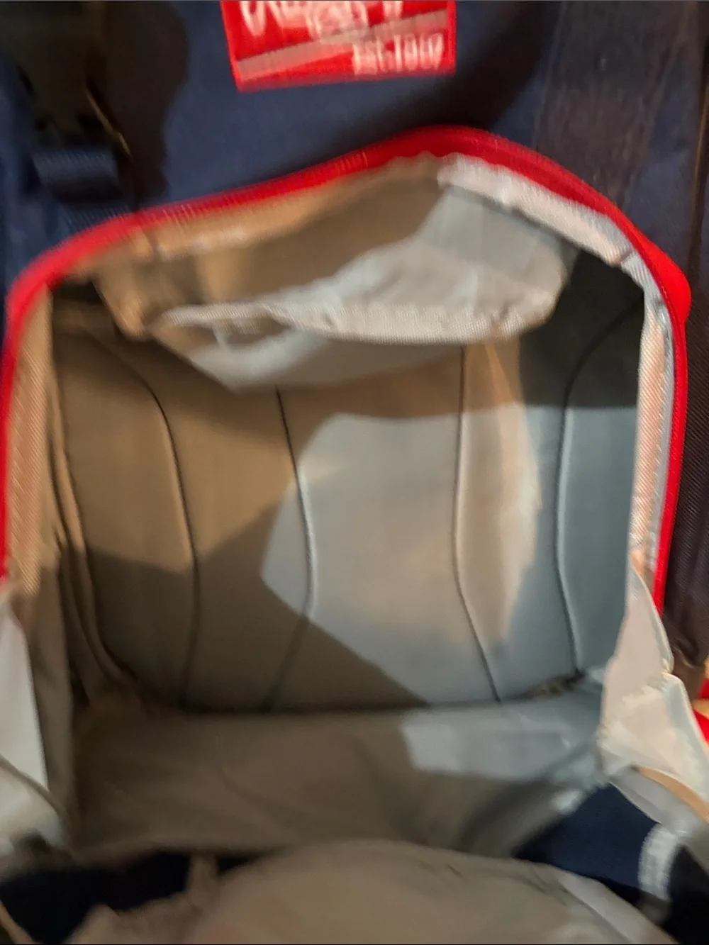 Rawlings Navy and Red Baseball Backpack